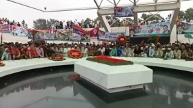 বিএনপির প্রতিষ্ঠাবার্ষিকীতে চন্দ্রিমা উদ্যানে মানুষের ঢল