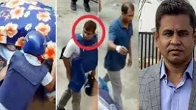 ভ্যানে লাশ তোলা সেই পুলিশ সদস্যের পরিচয় মিলেছে, কোথায় আছেন তিনি?