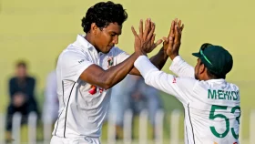 হাসানের ৫ উইকেট, ১৭২ রানেই শেষ পাকিস্তান