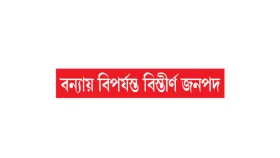 সড়ক মেরামতের কাজ হচ্ছে স্বেচ্ছাশ্রমে
