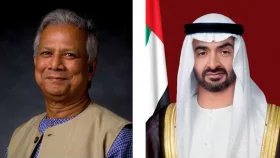 আমিরাতের প্রেসিডেন্টের প্রতি ড. ইউনূসের কৃতজ্ঞতা