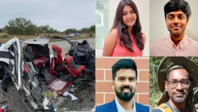যুক্তরাষ্ট্রে দুর্ঘটনায় প্রাইভেটকারে আগুন, পুড়ে মারা গেল ৪ ভারতীয়
