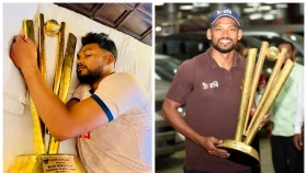 মেসিকে দেখে নয়, অন্য কারণে ট্রফি নিয়ে ঘুমিয়েছেন শান্ত