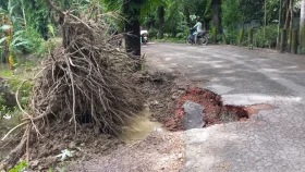 চাঁদপুরে বন্যায় ক্ষতিগ্রস্ত ১৯২ টি গ্রামীণ সড়ক