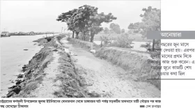সড়ক খুঁড়ে কাজ ফেলে রেখেছেন ঠিকাদার