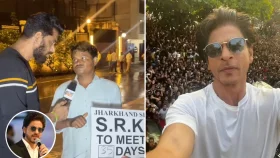 &lsquo;একবার শাহরুখকে দেখব&rsquo; মান্নাতের সামনে ৩৫ দিন অপেক্ষায় যুবক
