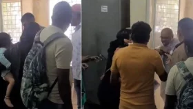 চিকিৎসককে জুতার বাড়ি, কলার ধরে মারলেন নারী!