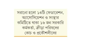 ফেডারেশনে শুদ্ধি অভিযান