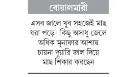 নিষিদ্ধ জালে হুমকির মুখে মৎস্যসম্পদ