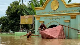ঘূর্ণিঝড় ইয়াগির পর ভয়াবহ বন্যার কবলে মিয়ানমার, নিহত ৩৩