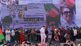 নয়াপল্টনে বিএনপির সমাবেশের কার্যক্রম শুরু