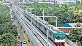 শুক্রবার যে সময়ে চলবে মেট্রোরেল