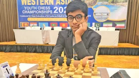 রাজীবের বয়কটের রাতে ইসরায়েলি গ্র্যান্ডমাস্টারকে হারালেন নীড়