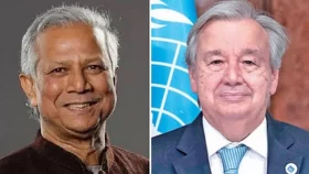 জাতিসংঘ মহাসচিবের সঙ্গে প্রধান উপদেষ্টার বৈঠক বৃহস্পতিবার
