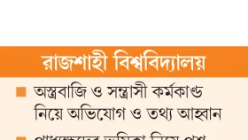 হলে হলে ছাত্রলীগের ফেলে যাওয়া অস্ত্র