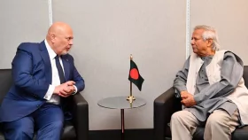 ছাত্র আন্দোলনে গণহত্যা নিয়ে আইসিসির প্রধান কৌঁসুলির সঙ্গে ড. ইউনূসের বৈঠক