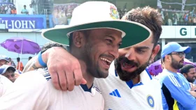 সাকিবকে ব্যাট উপহার কোহলির, সাংবাদিকদের &lsquo;বিদায়ী&rsquo; শুভেচ্ছা