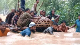 শেরপুরে নতুন প্লাবিত দুই উপজেলা, মৃত্যু বেড়ে ৮
