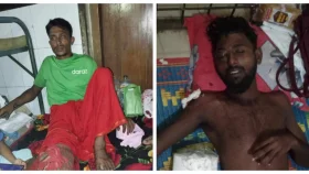 পদ্মায় অবৈধভাবে বালু উত্তোলন, প্রতিপক্ষের গুলিতে আহত ২