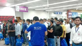 লিবিয়া থেকে ফিরলেন আরও ১৫০ বাংলাদেশি