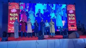 পূজামণ্ডপে ইসলামী গান বিতর্কে আটক ২