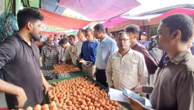নিত্যপণ্যের মূল্য নিয়ন্ত্রণে জেলা প্রশাসনের বাজার তদারকি