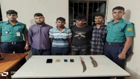 মিরপুরে ডাকাতির প্রস্তুতিকালে গ্রেপ্তার ৪