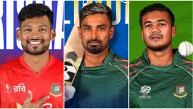 বরিশালে শান্ত, ঢাকায় লিটন, তাসকিন রাজশাহীতে