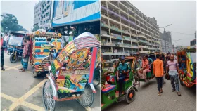 মিরপুরে প্রচুর ব্যাটারিচালিত অটোরিকশা আটক