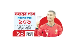 রোনালদোর ৯০৬ নম্বর গোল দেখলেন লেভা