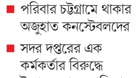 বদলির পরেও সিএমপি ছাড়তে নারাজ ৪০০ কনস্টেবল!
