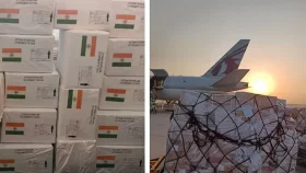 লেবাননে ১১ টন ওষুধ সামগ্রী পাঠাল ভারত