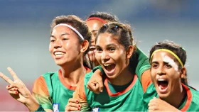 সাফ: প্রথমার্ধেই ভারতকে তিন গোল বাংলাদেশের
