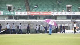 ডানার শঙ্কায় অনিশ্চিত ঢাকা টেস্টের চতুর্থ দিন
