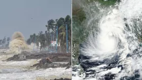 রাতেই ভারতে আঘাত হানবে ঘূর্ণিঝড় &lsquo;দানা&rsquo;, দুই রাজ্যে হাই অ্যালার্ট