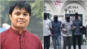 মুখোশ পরে মিছিলে অংশ নেওয়াই কাল হলো ছাত্রলীগ নেতা রিয়াদের