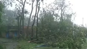ওড়িশায় আছড়ে পড়ল ঘূর্ণিঝড় দানা, মোংলা থেকে ৩৭০ কিমি দূরে