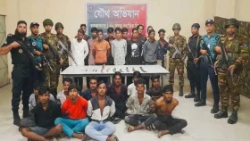 মোহাম্মদপুরে যৌথবাহিনীর অভিযানে আটক ৪৫
