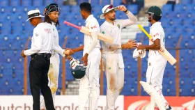 একদিনে দুবার অল-আউট বাংলাদেশের ইনিংস ব্যবধানে হার