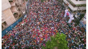 চট্টগ্রামে সনাতন ধর্মাবলম্বীদের মিছিলে বাধার অভিযোগ