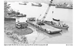 কর্ণফুলী দখল করে জেটি নির্মাণ
