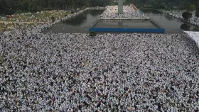 মহাসম্মেলনে শাপলা চত্বরে হত্যায় জড়িতদের বিচারসহ ৯ দফা দাবি