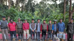 বিএনপি নেতার ঘর থেকে ১২টি হনুমান উদ্ধার&nbsp;