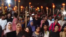 সেখ বশিরকে উপদেষ্টা, গণঅধিকার পরিষদের মশাল মিছিল