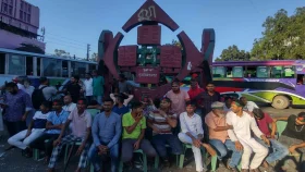 রাজধানীর জিরো পয়েন্টে বিএনপি ও ছাত্র-জনতার অবস্থান 