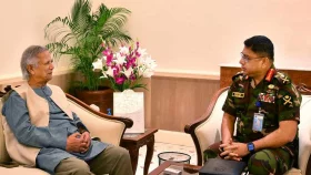 প্রধান উপদেষ্টার সঙ্গে সেনা প্রধানের সাক্ষাৎ