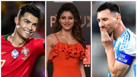 মেসি-রোনালদোর সঙ্গে ত্রিভুজ প্রেমে জড়াতে চান এই নায়িকা