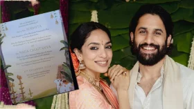প্রকাশ্যে নাগা-শোভিতার বিয়ের আমন্ত্রণপত্র &nbsp;