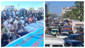 কক্সবাজার সড়ক অবরোধ সেন্টমার্টিনবাসীর, অচল শহর