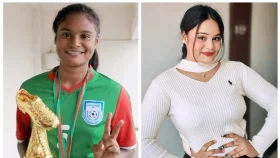 সোশ্যাল মিডিয়ায় উত্তাপ ছড়াচ্ছেন সাফ চ্যাম্পিয়ন আঁখি